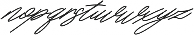 Million Signature otf (400) Font LOWERCASE