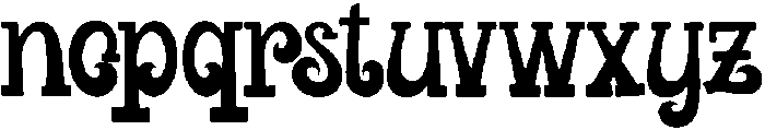 Millow Dunno otf (400) Font LOWERCASE