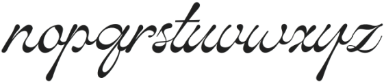 Milova Violatte Script otf (400) Font LOWERCASE