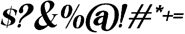 MilverLightWalking-Italic otf (300) Font OTHER CHARS