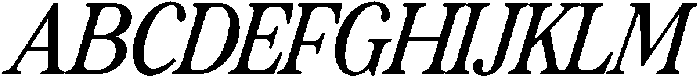 Milviano Italic otf (400) Font UPPERCASE