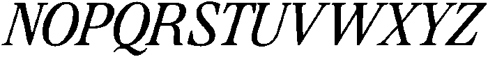 Milviano Italic otf (400) Font UPPERCASE