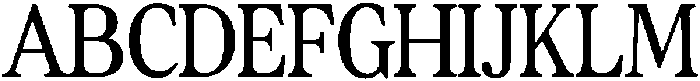 Milviano Regular otf (400) Font UPPERCASE