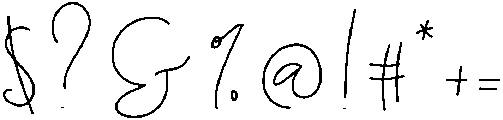Mimosa otf (400) Font OTHER CHARS