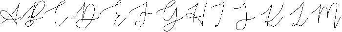 Mimosa otf (400) Font UPPERCASE
