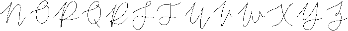 Mimosa otf (400) Font UPPERCASE