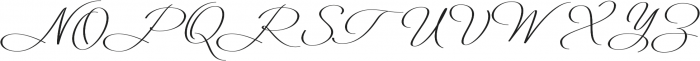 Mina Calligraphic  Bold otf (700) Font UPPERCASE