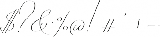 Mina Calligraphic Light otf (300) Font OTHER CHARS