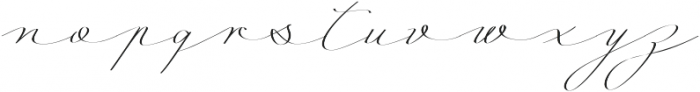 Mina Calligraphic Light otf (300) Font LOWERCASE