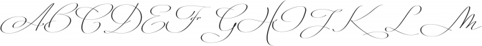 Mina Calligraphic Reg otf (400) Font UPPERCASE
