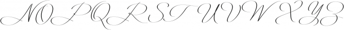 Mina Calligraphic Reg otf (400) Font UPPERCASE