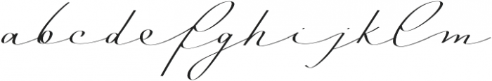 Mina Calligraphic Reg otf (400) Font LOWERCASE