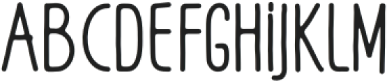 Minari Garden Sans otf (400) Font UPPERCASE