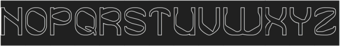 Mind Shift-Hollow-Inverse otf (400) Font UPPERCASE