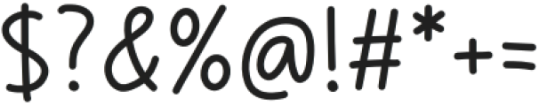 Mindful Writing Regular otf (400) Font OTHER CHARS