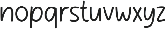 Mindful Writing Regular otf (400) Font LOWERCASE