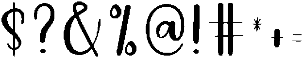 Mindglow Regular otf (400) Font OTHER CHARS