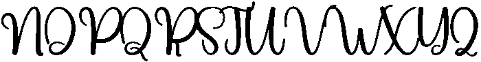 Mindglow Regular otf (400) Font UPPERCASE