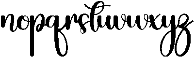 Mindglow Regular otf (400) Font LOWERCASE