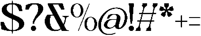 Mindken otf (400) Font OTHER CHARS