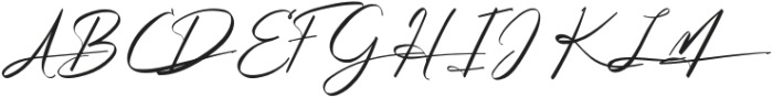 Mine Signature Regular otf (400) Font UPPERCASE