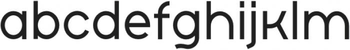 Minera Regular otf (400) Font LOWERCASE