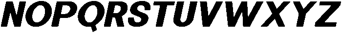 Minez Bold Italic otf (700) Font UPPERCASE