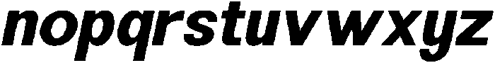 Minez Bold Italic otf (700) Font LOWERCASE