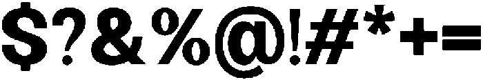 Minez Bold otf (700) Font OTHER CHARS