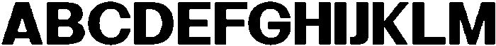 Minez Bold otf (700) Font UPPERCASE