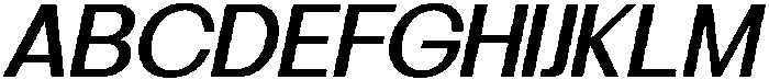 Minez Italic otf (400) Font UPPERCASE