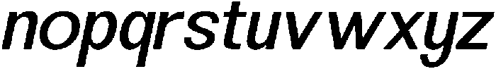 Minez Italic otf (400) Font LOWERCASE