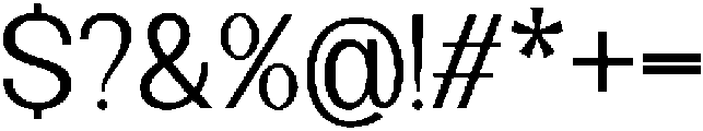 Minez Light otf (300) Font OTHER CHARS