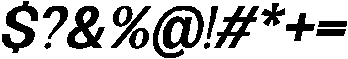 Minez Medium Italic otf (500) Font OTHER CHARS