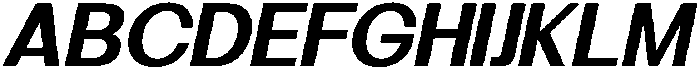 Minez Medium Italic otf (500) Font UPPERCASE