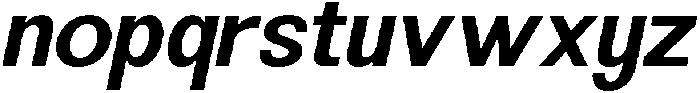 Minez Medium Italic otf (500) Font LOWERCASE