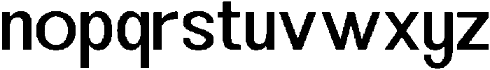 Minez Regular otf (400) Font LOWERCASE