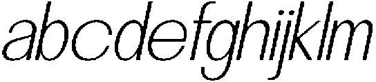 Minez Thin Italic otf (100) FONT