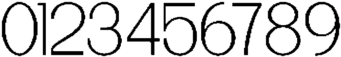 Minez Thin otf (100) Font OTHER CHARS