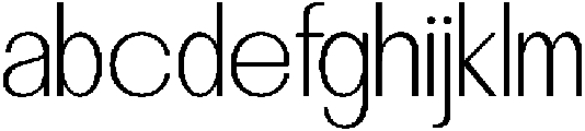 Minez Thin otf (100) FONT