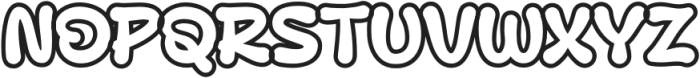 Mini Koor Outline otf (400) Font UPPERCASE