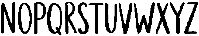 Mini Mischief Regular otf (400) Font UPPERCASE