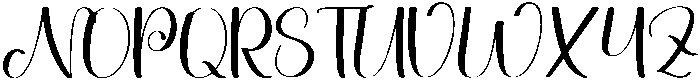 Miniature Regular otf (400) Font UPPERCASE