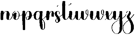 Miniature Regular otf (400) Font LOWERCASE