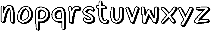 Minimal Regular otf (400) Font LOWERCASE