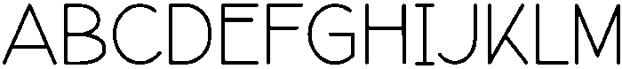Minimalist Aesthetic Regular otf (400) Font UPPERCASE