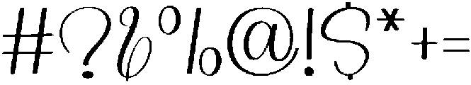 Minimalist Alphabet Regular otf (400) Font OTHER CHARS