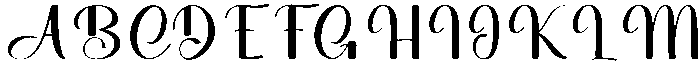 Minimalist Alphabet Regular otf (400) Font UPPERCASE