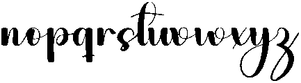 Minimalist Alphabet Regular otf (400) Font LOWERCASE
