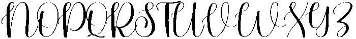 Minimalist Christmas Regular otf (400) Font UPPERCASE